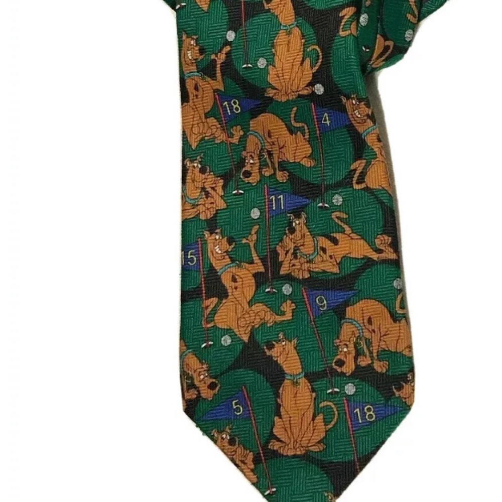 Cartoon Network Scooby Doo Doing GolfNeck Tie 1999